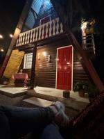 Chalé estilo Europeu A-frame Oma Haus - B&B Palmeira