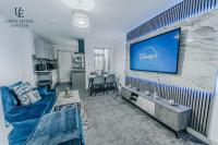 The Royal Suite 1BR Apartment Near Etihad Stadium & Coop Live - B&B Manchester