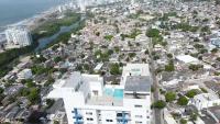 Apartamento familiar torre prime Cartagena vista la mar - Chambres d'hôtes Carthagène