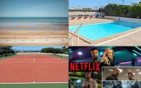 Beau studio accès plage, piscine, jardin, tennis, vélos, Netflix - Chambres d’hôtes Cabourg