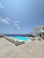 8BD Sunset Estate w private Infinity Pool by Live&Travel - Chambres d'hôtes Fáros Armenistís