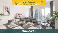 Free housekeeping visits during your stay - StayShort - Bright 2BR Apartment with Marina Views Sleeps 6 - B&B Dubai