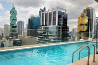 Luxury 1B 2BA in Heart of Panama City- Rooftop Restaurant & Pool- Gym Casino - B&B Panama City