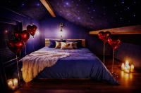 La Suite 7ième ciel étoilé, SPA XXL, Lit sous les étoiles, 5 min centre ville - Chambres d'hôtes Bracon