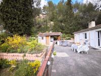 Chez Lilou et Papoum - Terrasse, vue & parking - B&B Limoux