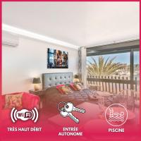 Le Barocci Port vénus - Appartement luxe - vue port - piscine - parking - Village Naturiste - Ferienwohnung Le Cap d'Agde