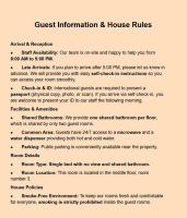 Single Room with Shared Bathroom