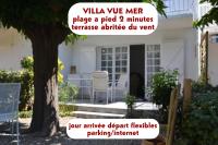 villa vue mer plage a pied 2 minutes internet parking - B&B Fleury