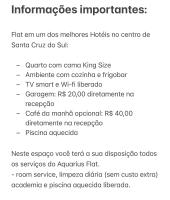 Aquarius Flat Studio 601 - B&B Santa Cruz do Sul