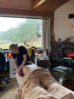 Wietrznie Wichrowe Wzgórze - domek z kominkiem na Podlasiu - Chambres d'hôtes Wólka Ratowiecka