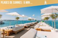 FRGK - Surcouf 'Palm Beach ' AC WIFI HIGH SPEED - Bed and Breakfast Cannes