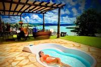 Chalé Mirante, piscina, cachoeira, lago e vista espetacular em Alexânia Goiás - Bed and Breakfast Alexânia