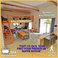 L'Orée du Lac Chamboux, SPA, Salle de jeux, Séjour 80 m2, A 2 pas du Lac - Chambres d'hôtes Saint-Martin-de-la-Mer