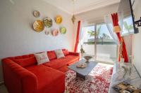 La Perle Dorée, Sea View Apartment in Resort, Pools Access - B&B Arcila