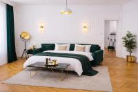 Apartment mit 1 Schlafzimmer, Balkon und Aussicht auf das Wasser