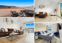 Maison design, terrasse avec vue panoramique - Bed and Breakfast Bagnols-en-Forêt