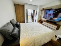 Brand-new studio apartment with parking - Chambres d'hôtes Bogota