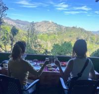 Family Room with Mountain View