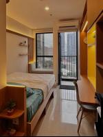 KUNINGAN CBD STUDIO 29 sqm With balcony LOCATED in PRESTIGIOUS AREA AT NEWTONE 2 TOWER BRAND NEW STYLISH DESIGN ELEVATED STAY - B&B Giacarta