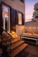 Superbe maison de ville 4 étoiles rénovée 4 chambres extérieur tout à pied - Bed and Breakfast Monein