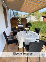 Apartment Karin - Modern ausgestattet und ideal für Gruppen bis 6 Personen und Hund, egal ob Familie, Kollegen oder Freunde, 85qm mit Terasse und eigenem Stellplatz - Chambres d'hôtes Riegelsberg
