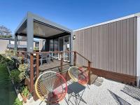 Mobil-home confort 3 ch, piscine chauffée, 200m plage, parking, WiFi, animaux admis - FR-1-361A-72 - Ferienwohnung Jullouville