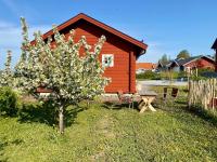 Genuine log cabin with lake views on horse farm - B&B Namn