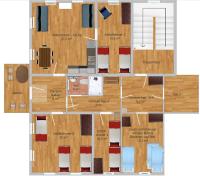 Three-Bedroom Apartment with Balcony