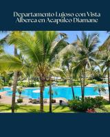 Lujoso Departamento con vista a alberca en Acapulco Diamante - B&B Acapulco de Juárez