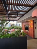 View of the monument, terrace, gym, co-working space - Ferienwohnung Mexiko-Stadt