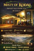 Misty of Mountain Homestay - Bed and Breakfast Kodaikānāl