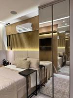 Apartamento 2quartos para 6 pessoas , Piscina, Ar condicionado, WIFI, Garagem dentro condomínio Grátis, 5 min da Praia, Lava e Seca - Chambres d'hôtes Macaé
