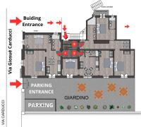 C1 Top Class Apartments, 2 camere delux, max 6 persone distante 15 minuti a piedi da Fontana di Trevi - Chambres d'hôtes Rome