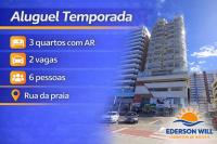 Guarapari Praia - 3 quartos com ar - rua da praia - Bed and Breakfast Guarapari