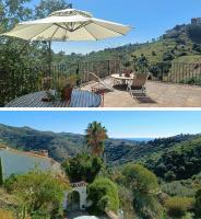 Luxury Spanish Villa with Sea View and Big Terrace - B&B Moclinejo