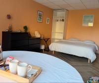 Chambre privée avec salle de bain - B&B Domagné