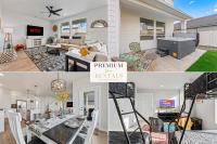 Luxury 5BR Retreat - Hot Tub - Game Room - Parks - B&B Meridian