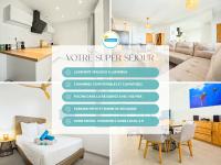 L'Odyssée - Appartement 5 étoiles en résidence avec piscine - 4 voyageurs - Bed and Breakfast Saint-Paul