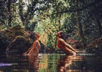 Wylde Roots River House - with natural river swimming pools - Chambres d'hôtes Couto de Baixo