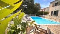 Villa Horizons - Maison familiale vue mer avec piscine 15mn à pieds de la plage - B&B La Seyne-sur-Mer