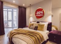 Апартаменты в ЖК River Park с 2 спальнями, панорамным видом на город - Chambres d'hôtes Dnipro