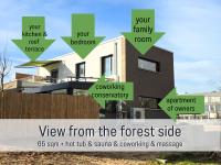 Baham-Apartment Nuernberg - including hot tub, sauna, massage chair, roof terrace, barbecue - metro 15 min, exhibition center 8 min walk - B&B Norimberga