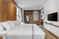 Doppelzimmer mit Whirlpool-Badewanne