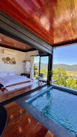 Piscina, vista e conforto no sul da ilha de floripa - Bed and Breakfast Florianópolis