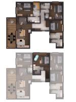 Appartamento Deluxe con 4 Camere da Letto