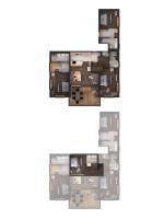 Appartamento Deluxe con 4 Camere da Letto