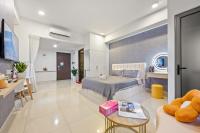 Apartment mit 1 Schlafzimmer und Poolblick