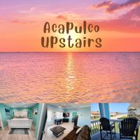 Acapulco - Upstairs Beachview Beauty 50 steps to a private beach! BYOT - Chambres d'hôtes Galveston