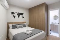 JH1001 Plot, balcony, air conditioning, pool, gym and leisure area - B&B Londrina