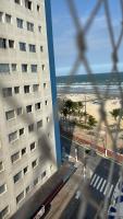 Apto completo,1 dorm, pé na areia na Cidade Praia Grande, praia mirim, apto 704, 7 andar - B&B Praia Grande